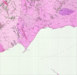 L-37-VIII (Мариуполь). Геологическая карта СССР. Центральноукраинская серия