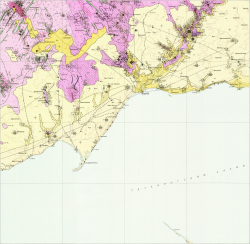 L-37-VIII (Мариуполь). Геологическая карта СССР. Карта полезных ископаемых. Центральноукраинская серия