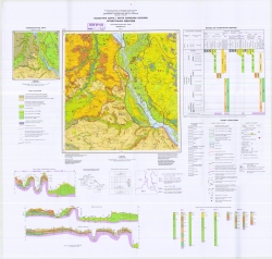 M-36-XIII (Киев). Геологическая карта и карта полезных ископаемых четвертичных отложений (Днепровско-Донецкая серия)