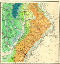 M-38-XVI. Геологическая карта СССР. Серия Нижневолжская