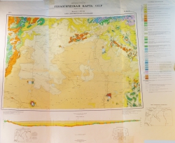 M-(38),39 (Уральск). Геологическая карта СССР (новая серия). Карта дочетвертичных образований