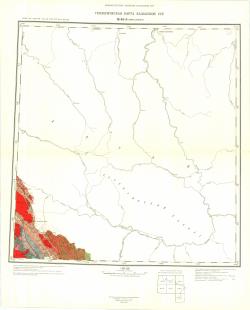 M-45-А (Горно-Алтайск). Геологическая карта Казахской ССР