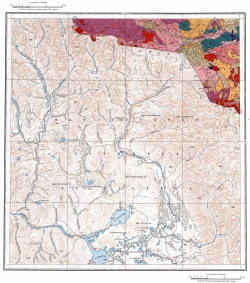 M-47-IV. Геологическая карта СССР. Восточно-Саянская серия