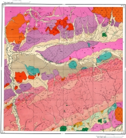 M-48-XII. Геологическая карта СССР. Западно-Забайкальская серия
