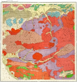 M-48-XVIII. Геологическая карта СССР. Западно-Забайкальская серия