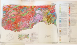 M-49,(50) (Балей). Геологическая карта СССР (новая серия). Карта дочетвертичных образований