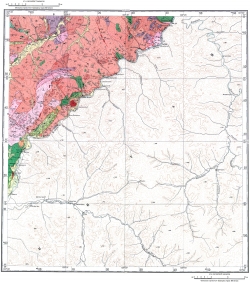 M-51-I. Геологическая карта СССР. Восточно-Забайкальская серия