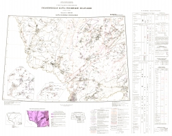 M-52,(53) (Благовещенск). Государственная геологическая карта СССР. Карта полезных ископаемых