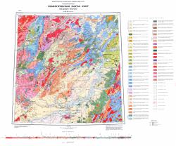 M-53 (Хабаровск). Геологическая карта СССР.