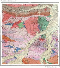 M-53-IV. Геологическая карта СССР. Карта полезных ископаемых. Хингано-Буреинская серия