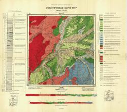 M-53-VII. Геологическая карта СССР. Серия Хингано-Буреинская