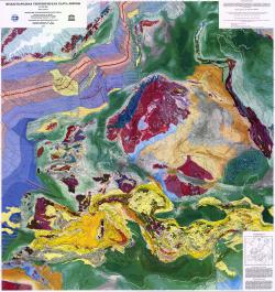 Международная тектоническая карта Европы. Третье издание.