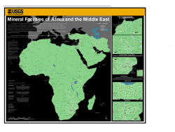 Mineral Facilities of Africa and the Middle East / Минерально-сырьевые ресурсы Африки и Ближнего Востока