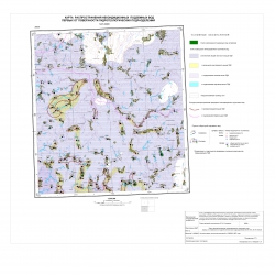 N-37-XXXVI. Карта распространения некондиционных подземных вод первых от поверхности гидрогеологических подразделений