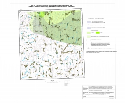 N-37-XXXVI. Карта распространения некондиционных подземных вод Средне-Верхнефаменского терригенно-карбонатного комплекса