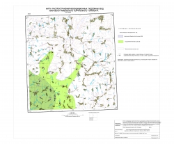 N-37-XXXVI. Карта распространения некондиционных подземных вод Уваровско-Тамбовского терригенного горизонта