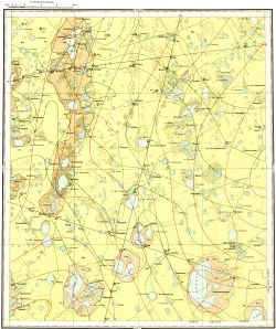 N-42-III. Геологическая карта СССР. Геологическая карта дочетвертичных отложений. Ишимская серия