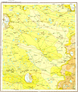 N-42-IX.Геологическая карта СССР. Геологическая карта дочетвертичных образований. Западно-Сибирская серия