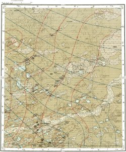 N-44-I. Геологическая карта СССР. Геологическая карта и карта полезных ископаемых дочетвертичных образований. Кулундинско-Барабинская серия