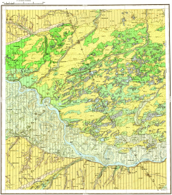 N-44-XXIII. Геологическая карта СССР. Геологическая карта и карта полезных ископаемых четвертичных образований. Кулундинско-Барабинская серия