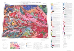 N-46,(47) (Абакан). Государственная геологическая карта Российской Федерации. Новая серия. Карта дочетвертичных образований