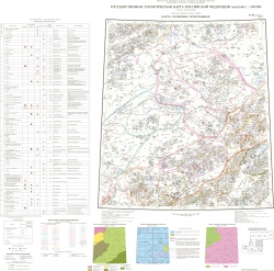 N-50 (Сретенск). Государственная геологическая карта Российской Федерации. Третье поколение. Карта полезных ископаемых. Алдано-Забайкальская серия