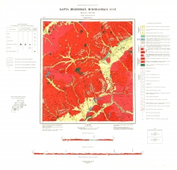 N-50-XXVI. Карта полезных ископаемых СССР. Серия Олёкмо-Витимская