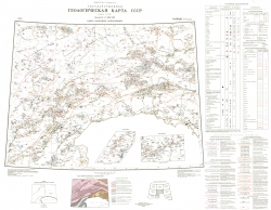 N-(50),51 (Сковородино). Государственная геологическая карта СССР (новая серия). Карта полезных ископаемых