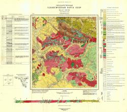 N-52-XXIX (Клиниха). Государственная геологическая карта СССР. Амуро-Зейская серия