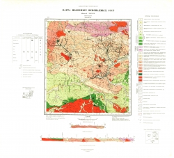 N-53-XXV. Карта полезных ископаемых СССР. Серия Удская