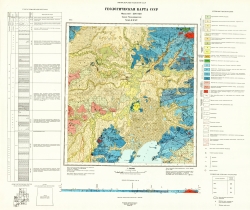 N-53-XXXV. Геологическая карта СССР. Серия Нижнеамурская