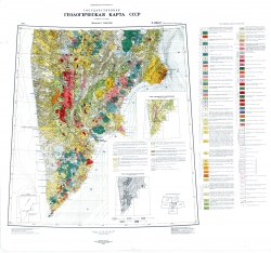 N-(56),57 (Петропавловск-Камчатский). Государственная геологическая карта СССР (новая серия)