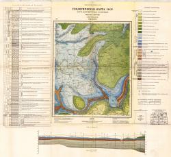 O-37-XXVII. Геологическая карта СССР. Карта дочетвертичных отложений. Серия Московская