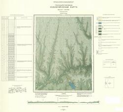 O-51-VI (Туора). Государственная геологическая карта. Амгинская серия
