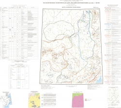 O-53 (Нелькан). Государственная геологическая карта Российской Федерации. Третье поколение. Дальневосточная серия. Карта полезных ископаемых