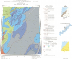O-57 (Палана). Государственная геологическая карта Российской Федерации. Третье поколение. Карта прогноза на нефть и газ. Корякско-Курильская серия