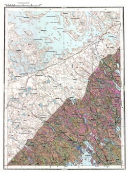 P-35-XXIX. Карта четвертичных отложений СССР. Серия Кольская