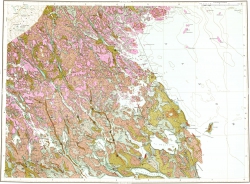 P-35-XXX; P-36-XXV. Карта четвертичных образований СССР. Карельская серия