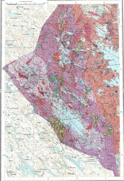 P-36-I. Геологическая карта СССР. Карельская серия