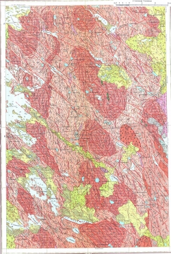 P-36-II. Геологическая карта СССР. Карельская серия