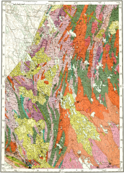 P-36-XIV. Геологическая карта СССР. Геологическая карта и карта полезных ископаемых дочетвертичных образований. Карельския серия