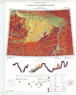 Геоморфологическая карта якутии