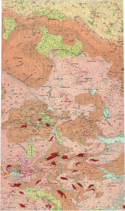 Q-36-VII. Геологическая карта СССР. Карельская серия