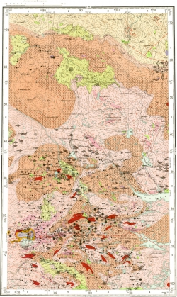Q-36-VII. Карта полезных ископаемых СССР. Карельская серия