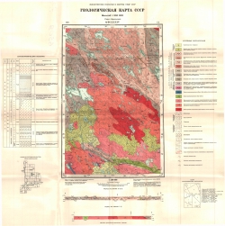 Q-36-XXXIV. Государственная геологическая карта СССР. Геологическая карта