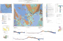 Q-37-XXXI, XXXII (Вирандозеро). Государственная геологическая карта Российской Федерации. Издание второе. Карта неоген-четвертичных образований. Онежская серия