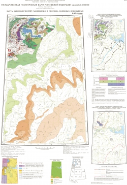 Q-42 (Салехард). Государственная геологическая карта Российской Федерации. Третье поколение. Западно-Сибирская серия. Карта закономерностей размещения и прогноза полезных ископаемых