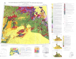Q-60,1(Анадырь). Государственная геологическая карта Российской Федерации. Карта дочетвертичных образований
