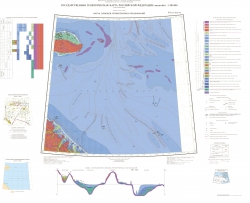 R-1,2 (о.Врангеля). Государственная геологическая карта Российской Федерации. Третье поколение. Карта плиоцен-четвертичных образований. Чукотская серия