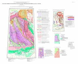 R-49 (Оленек) Государственная геологическая карта Российской Федерации. Третье поколение. Анабаро-Вилюйская серия. Карта закономерностей размещения и прогноза полезных ископаемых